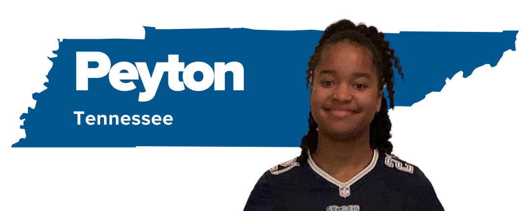 Eighth Grader Peyton Rogers is selected as Tennessee Representative to Champion STEM Learning as Part of the STEM Next Opportunity Fund’s Million Girls Moonshot Flight Crew